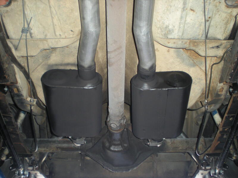 Flowmaster 67-68 GM F-BODY 2.5 in. American Thunder Crossmember-Back Exhaust System-Catback-Flowmaster