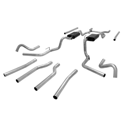 Flowmaster 67-72 GM C10/C15 American Thunder Crossmember-Back Exhaust System-Catback-Flowmaster