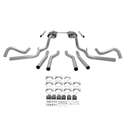 Flowmaster 67-72 GM C10/C15 American Thunder Crossmember-Back Exhaust System-Catback-Flowmaster