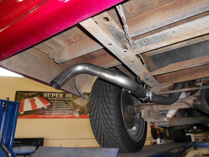 Flowmaster 67-72 GM C10/C15 American Thunder Crossmember-Back Exhaust System-Catback-Flowmaster