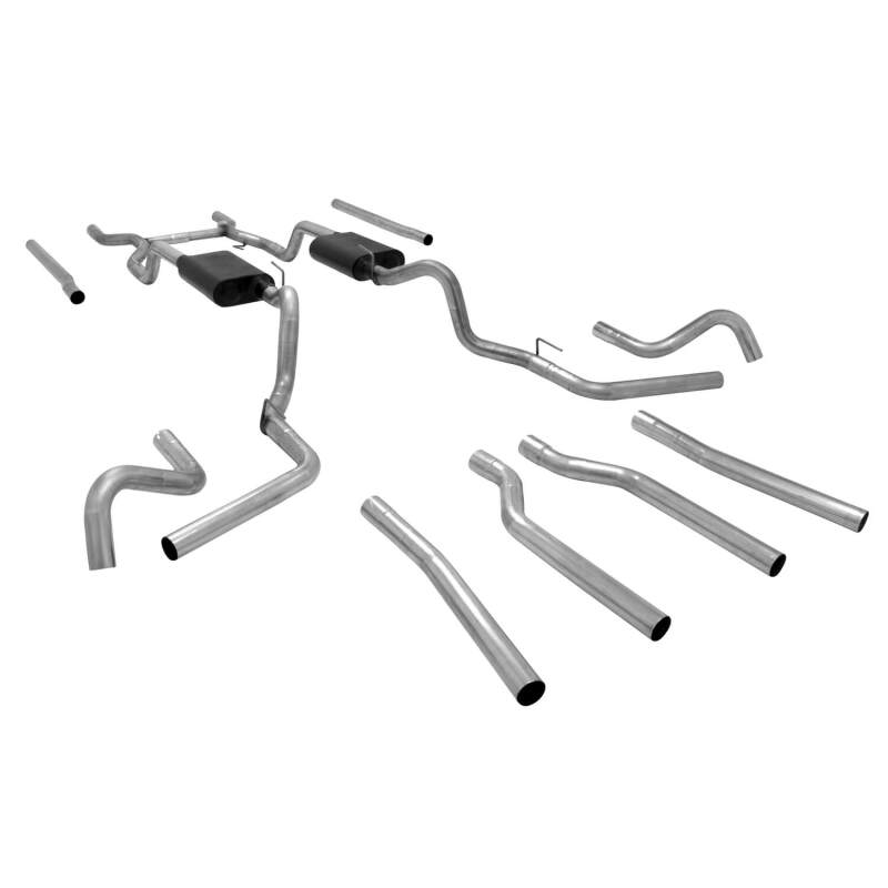 Flowmaster 67-72 GM C10/C15 American Thunder SS Crossmember-Back Exhaust System-Catback-Flowmaster
