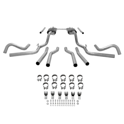 Flowmaster 67-72 GM C10/C15 American Thunder SS Crossmember-Back Exhaust System-Catback-Flowmaster