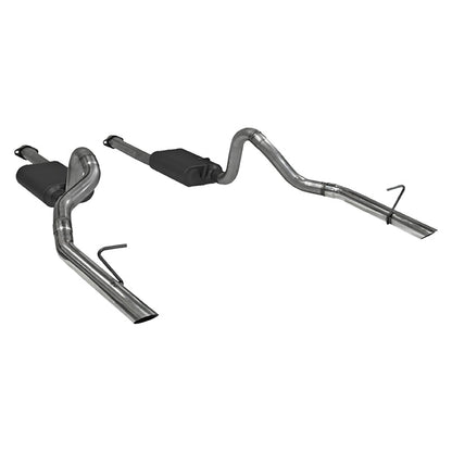 Flowmaster 87-93 Mustang 5.0L LX /86 GT American Thunder SS Cat-Back Exhaust System-Catback-Flowmaster