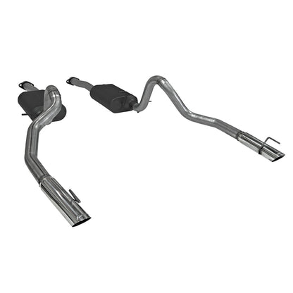 Flowmaster 99-04 Mustang GT 4.6L American Thunder SS Cat-Back Exhaust System-Catback-Flowmaster