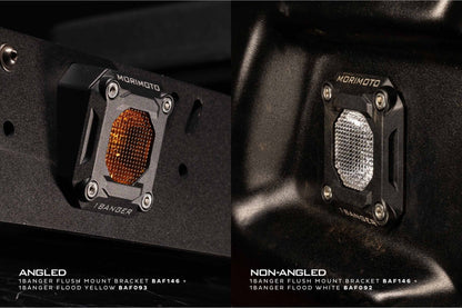 Flush or Angled Mounting Kit: Morimoto 1Banger - Brackets - Morimoto