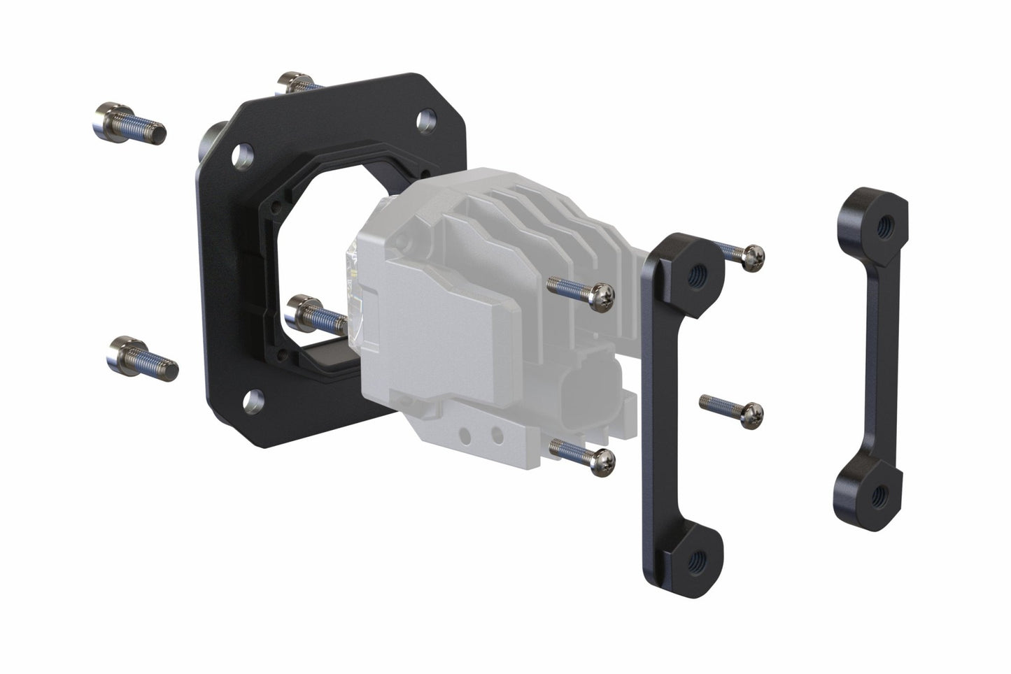 Flush or Angled Mounting Kit: Morimoto 1Banger - Brackets - Morimoto