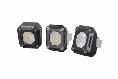 Flush or Angled Mounting Kit: Morimoto 1Banger - Brackets - Morimoto