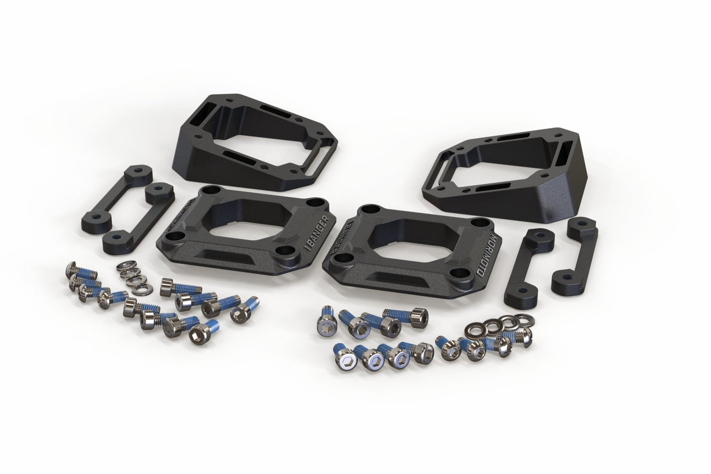 Flush or Angled Mounting Kit: Morimoto 1Banger - Brackets - Morimoto