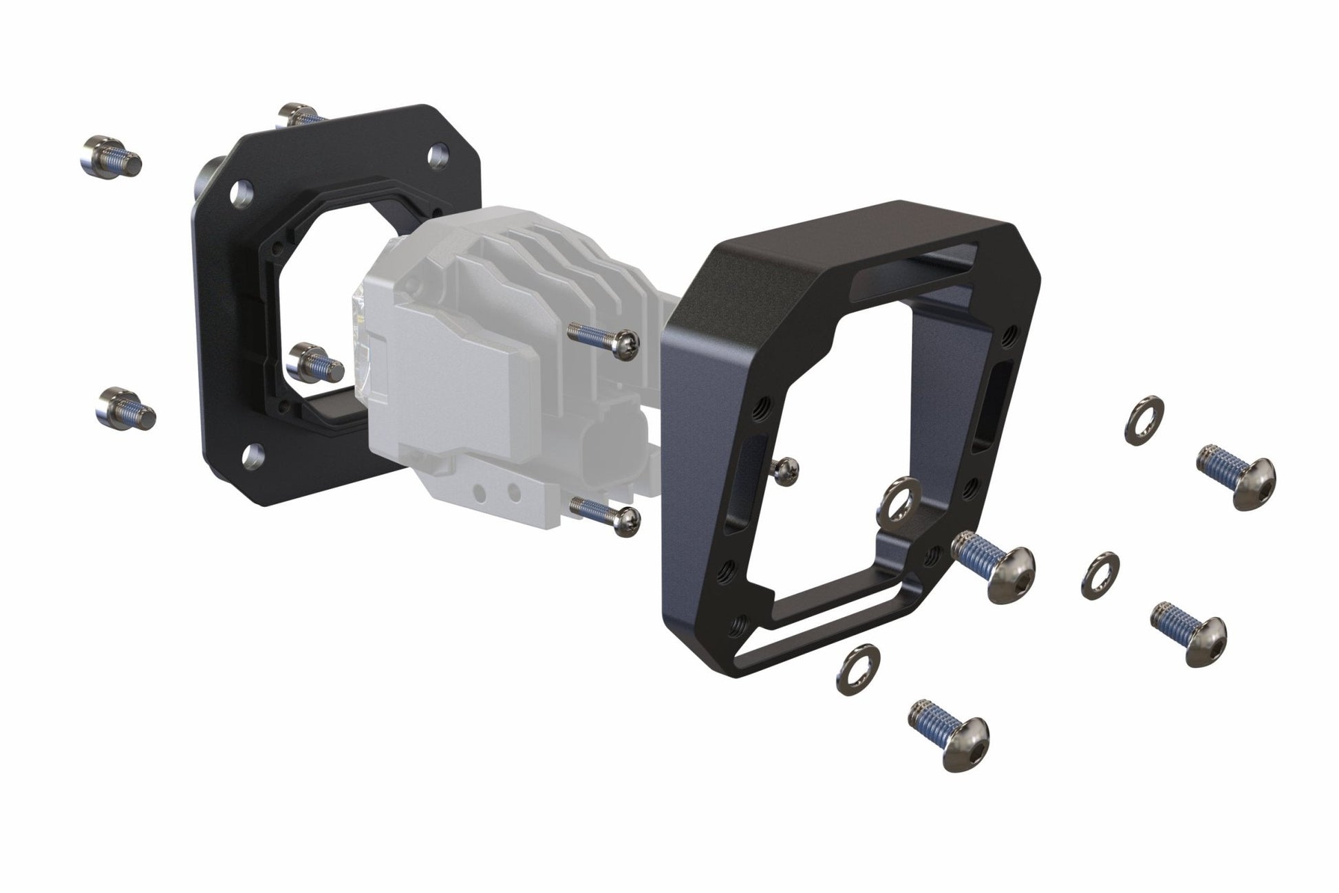 Flush or Angled Mounting Kit: Morimoto 1Banger - Brackets - Morimoto