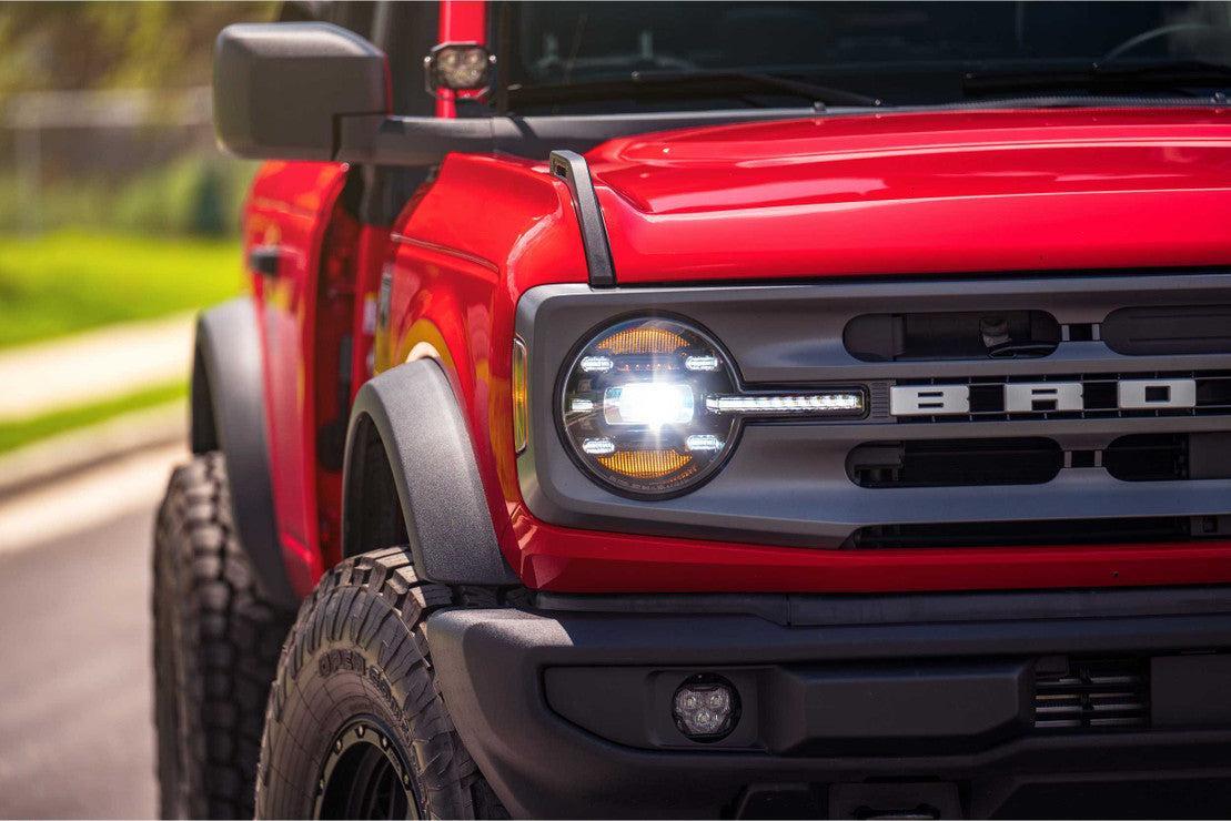 Ford Bronco 21+: Morimoto XB LED Headlights (White DRL) - Headlights - Morimoto XB LED Headlights