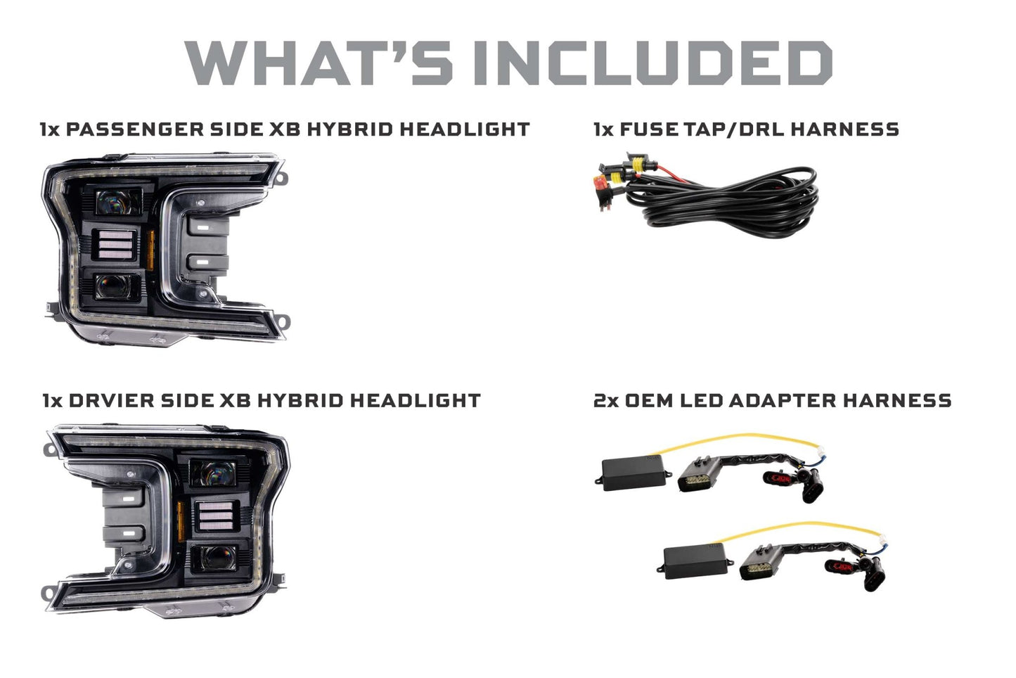 Ford F - 150 (18 - 20): Morimoto XB Hybrid LED Headlights - Headlights - Morimoto XB LED Headlights
