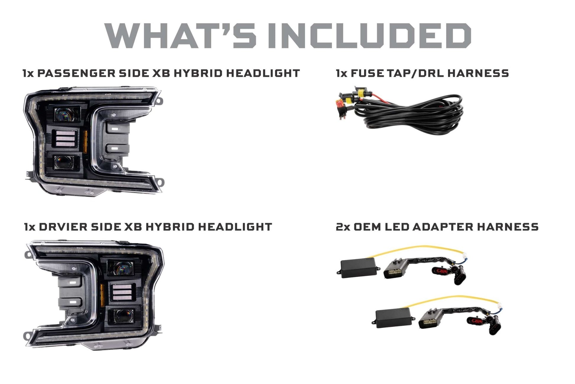 Ford F - 150 (18 - 20): Morimoto XB Hybrid LED Headlights - Headlights - Morimoto XB LED Headlights