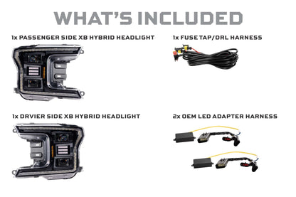 Ford F - 150 (18 - 20): Morimoto XB Hybrid LED Headlights - Headlights - Morimoto XB LED Headlights