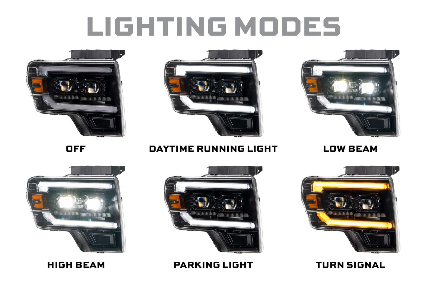 Ford F - 150/ Raptor (09 - 14): Morimoto XB Evo Hybrid Headlights - Headlights - Morimoto XB LED Headlights