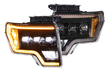 Ford F150 (09-14): Morimoto XB LED Headlights (Amber DRL)