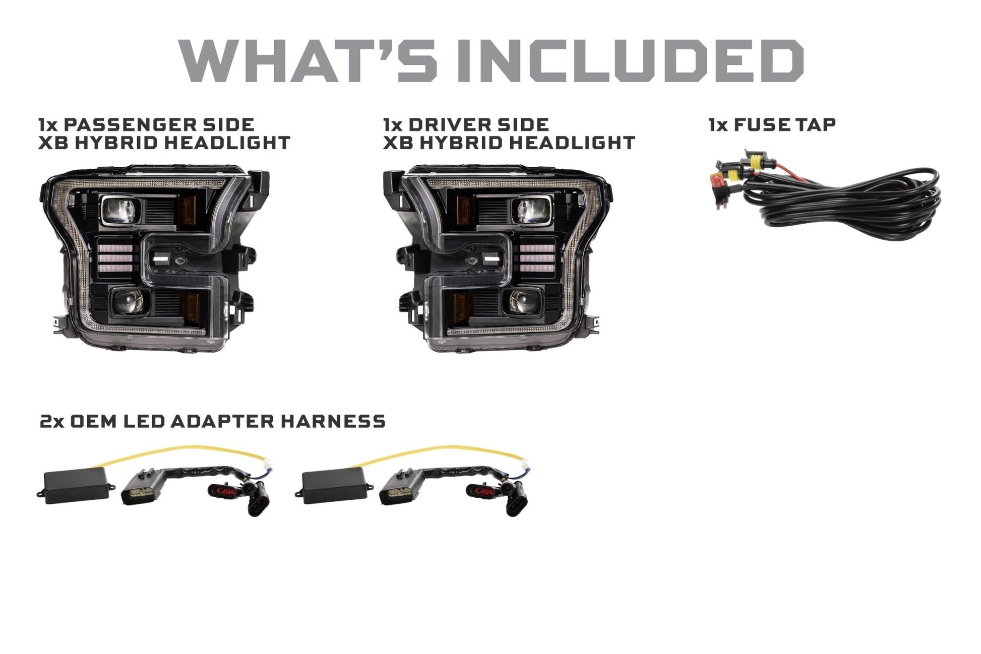 Ford F150 (15 - 17): Morimoto XB Hybrid LED Headlights - Headlights - Morimoto XB LED Headlights
