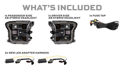 Ford F150 (15 - 17): Morimoto XB Hybrid LED Headlights - Headlights - Morimoto XB LED Headlights