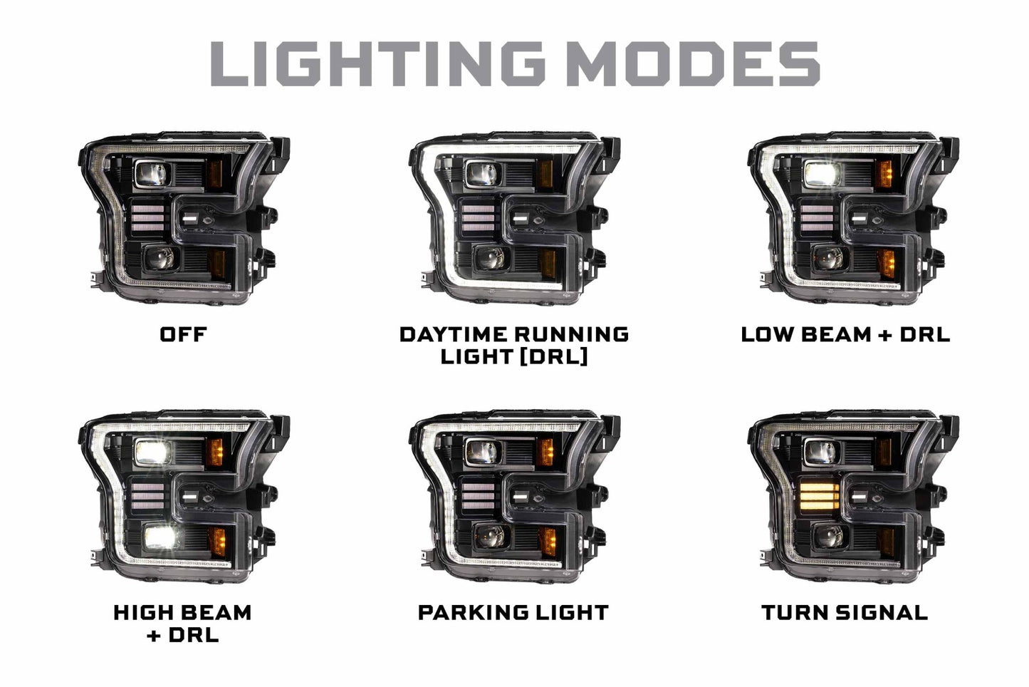 Ford F150 (15 - 17): Morimoto XB Hybrid LED Headlights - Headlights - Morimoto XB LED Headlights