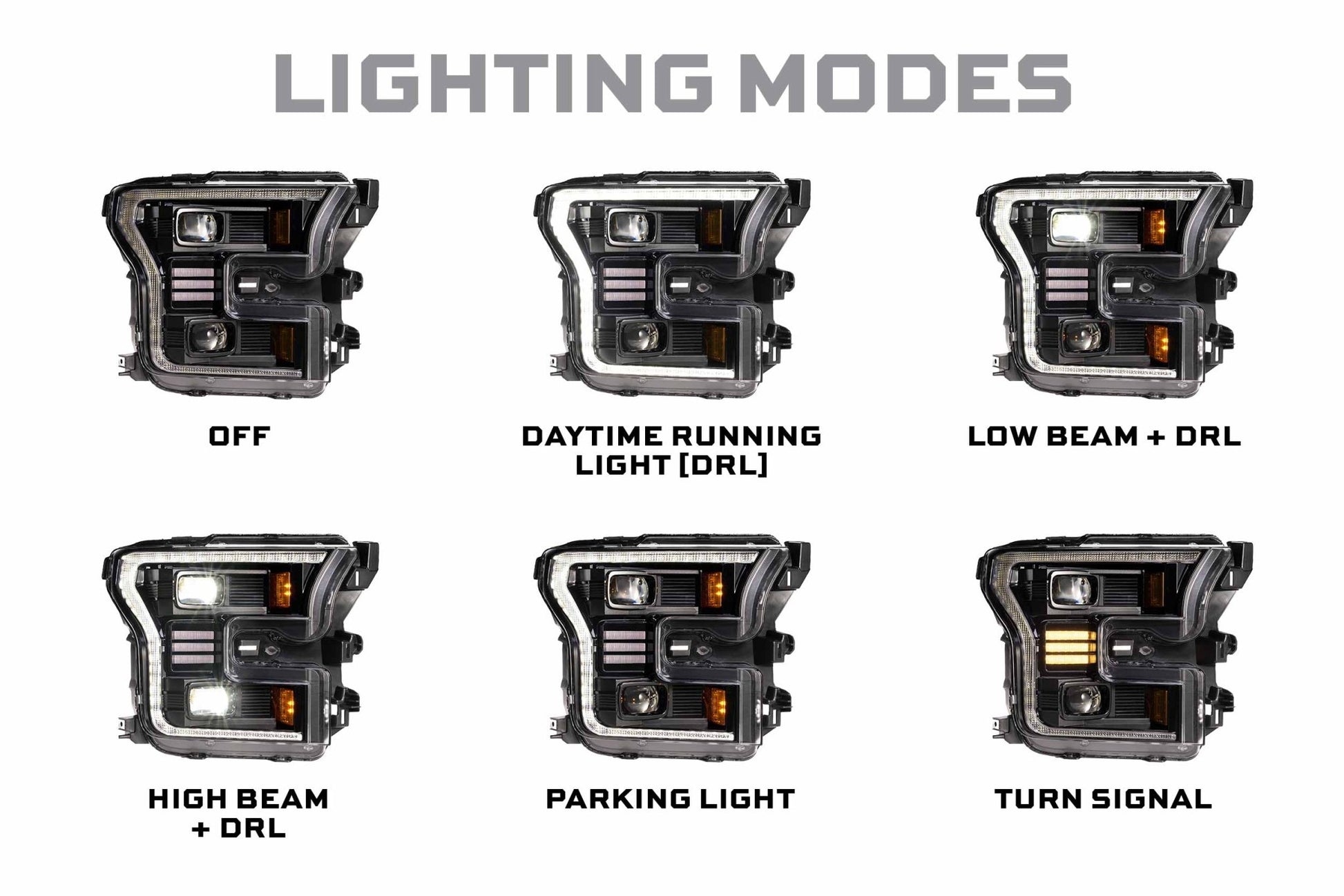 Ford F150 (15 - 17): Morimoto XB Hybrid LED Headlights - Headlights - Morimoto XB LED Headlights
