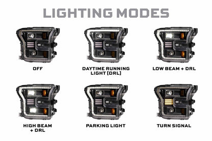 Ford F150 (15 - 17): Morimoto XB Hybrid LED Headlights - Headlights - Morimoto XB LED Headlights