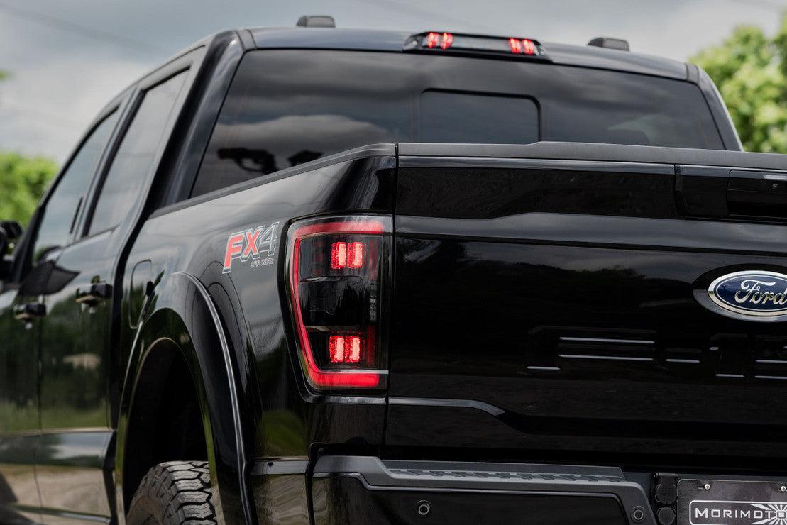 Ford F150 (2021+) (Pair / BLIS / Smoked): Morimoto XB LED Tails - Tail Lights - Morimoto XB LED Tails