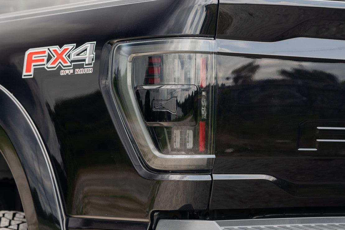 Ford F150 (2021+) (Pair / BLIS / Smoked): Morimoto XB LED Tails - Tail Lights - Morimoto XB LED Tails