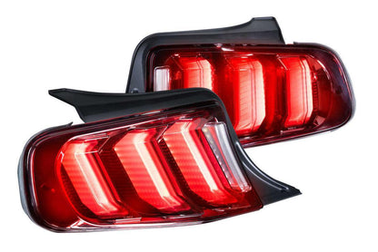 Ford Mustang (13 - 14) (Pair / Facelift / Red): Morimoto XB LED Tails - Tail Lights - Morimoto XB LED Tails
