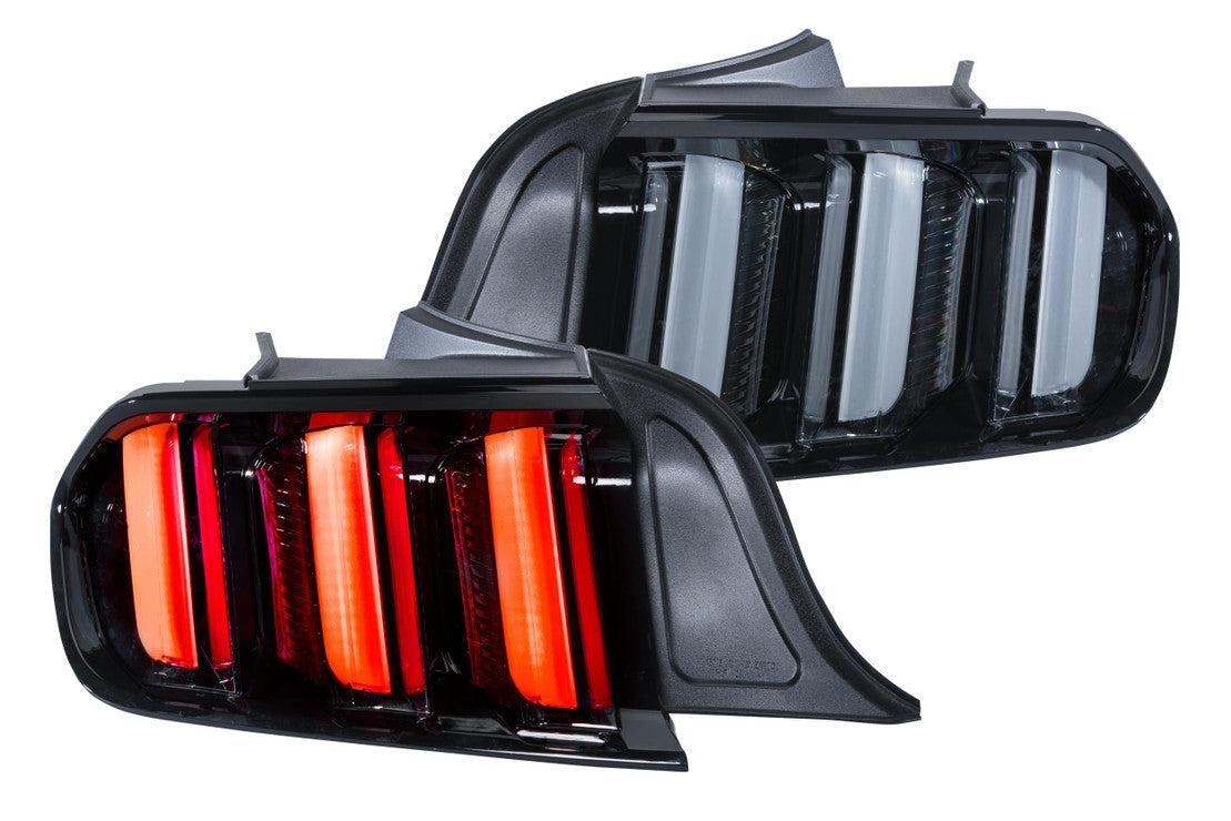 Ford Mustang (15 - 22) (Pair / Clear / Amber / Sequential): Morimoto XB LED Tails - Tail Lights - Morimoto XB LED Tails