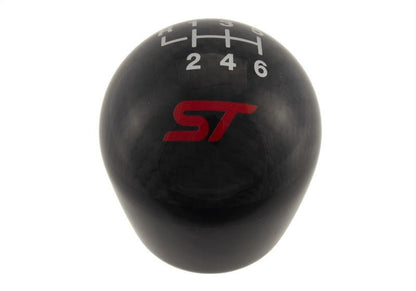Ford Racing 13-17 Focus ST Black Carbon Fiber 6 Speed Shift Knob-Shift Knobs-Ford Racing