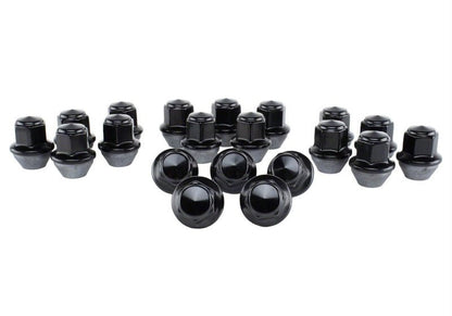 Ford Racing 15-18 Mustang Black Lug Nut Kit (20 Lug Nuts)-Lug Nuts-Ford Racing