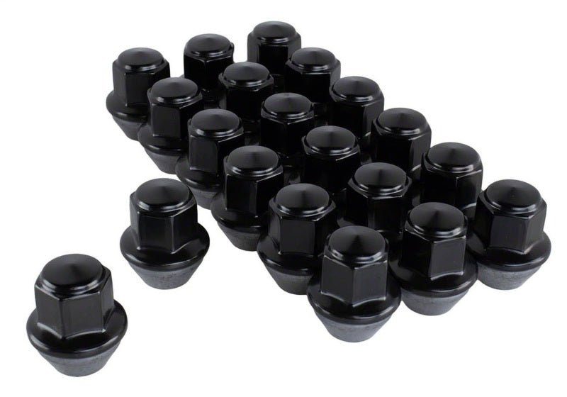 Ford Racing 15-18 Mustang Black Lug Nut Kit (20 Lug Nuts)-Lug Nuts-Ford Racing