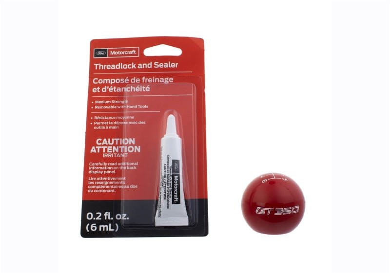 Ford Racing 15-19 Mustang GT350 Shift Knob 6-Speed - Red-Shift Knobs-Ford Racing