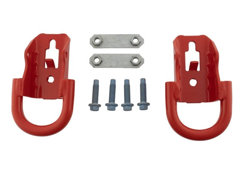 Ford Racing 15-22 F-150 Tow Hooks - Red (Pair)-Tow Hooks-Ford Racing