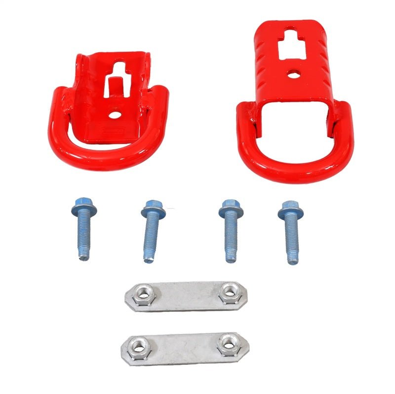 Ford Racing 15-22 F-150 Tow Hooks - Red (Pair)-Tow Hooks-Ford Racing