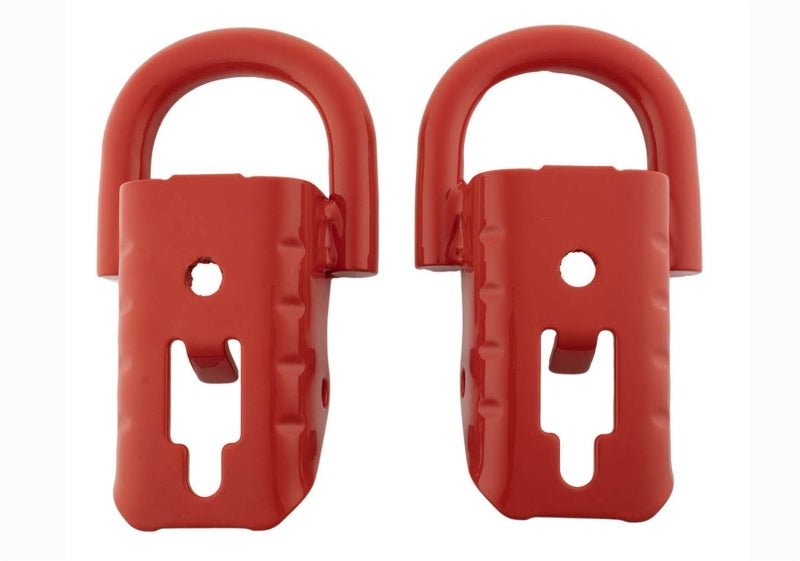 Ford Racing 15-22 F-150 Tow Hooks - Red (Pair)-Tow Hooks-Ford Racing