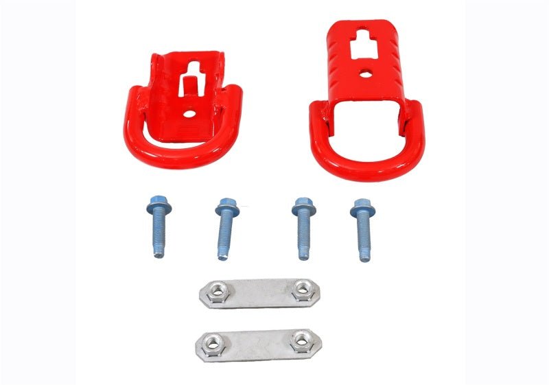 Ford Racing 15-22 F-150 Tow Hooks - Red (Pair)-Tow Hooks-Ford Racing