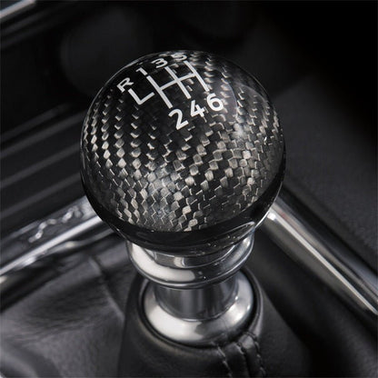 Ford Racing 15-25 Mustang Ford Racing Carbon Fiber Shift Knob 6 Speed-Shift Knobs-Ford Racing