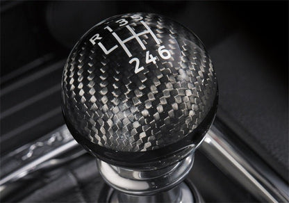 Ford Racing 15-25 Mustang Ford Racing Carbon Fiber Shift Knob 6 Speed-Shift Knobs-Ford Racing