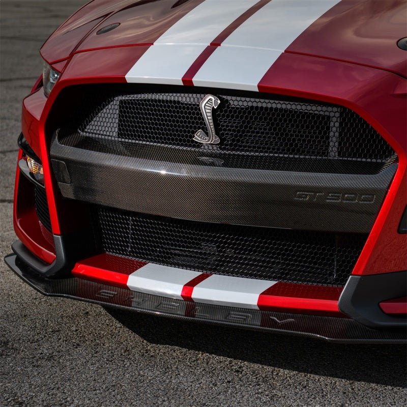 Ford Racing 20-21 Mustang GT500 Carbon Fiber Bumper Insert-Bumper Covers - Front-Ford Racing