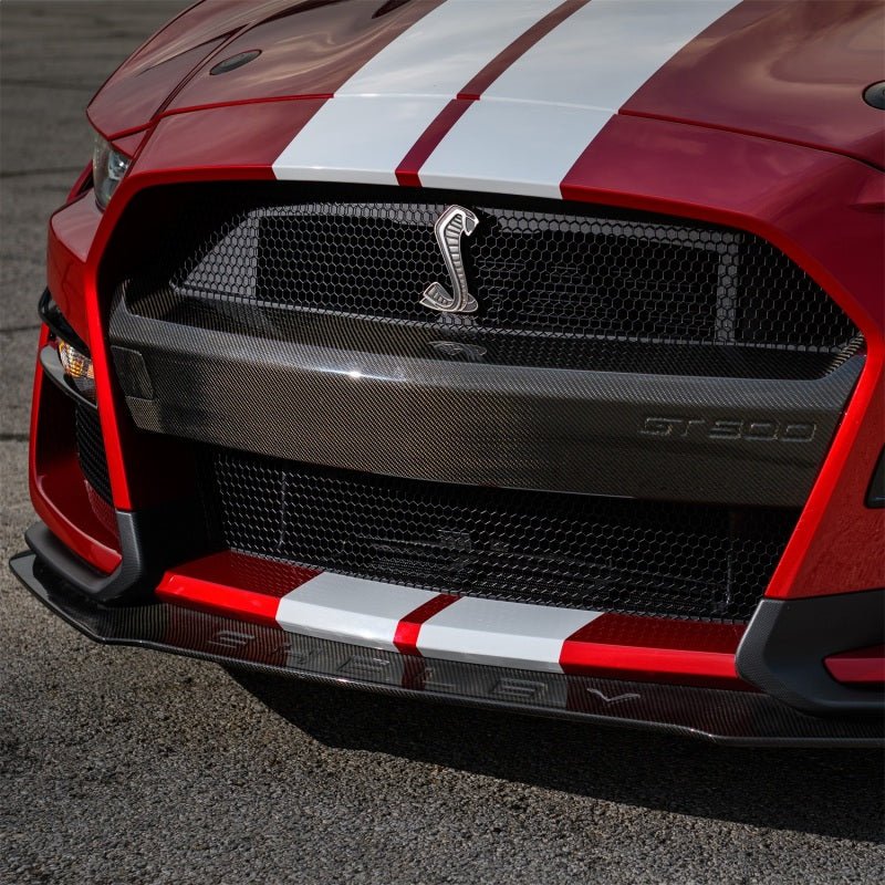 Ford Racing 20-21 Mustang GT500 Carbon Fiber Bumper Insert-Bumper Covers - Front-Ford Racing