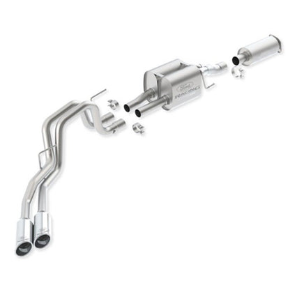 Ford Racing 2011-2014 F-150 SVT Raptor 6.2L Cat-Back Touring Exhaust System 145-inch WB-Catback-Ford Racing