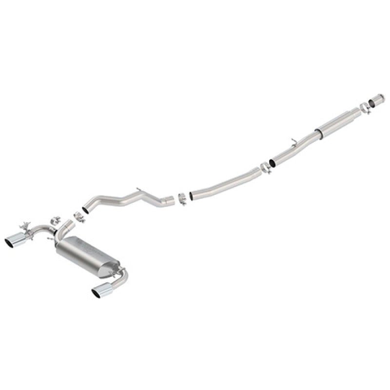 Ford Racing 2016-2017 Focus RS Active Sport Cat-Back Exhaust System w/ Polished Tips-Catback-Ford Racing