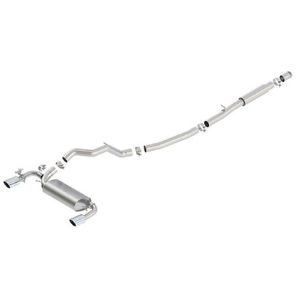 Ford Racing 2016-2017 Focus RS Active Sport Cat-Back Exhaust System w/ Polished Tips-Catback-Ford Racing