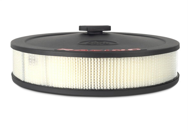 Ford Racing Air Cleaner Kit - Black Crinkle Finish w/ Red Emblem-Air Filters - Universal Fit-Ford Racing