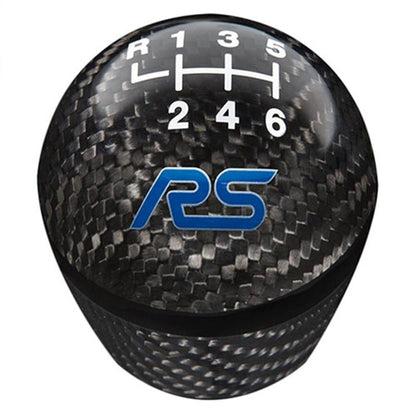 Ford Racing Focus RS Black Carbon Fiber Shift Knob 6 Speed-Shift Knobs-Ford Racing