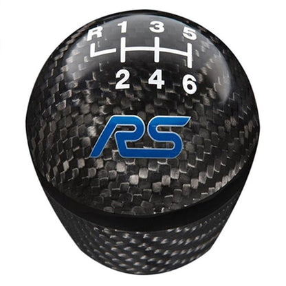 Ford Racing Focus RS Black Carbon Fiber Shift Knob 6 Speed-Shift Knobs-Ford Racing