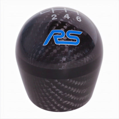 Ford Racing Focus RS Black Carbon Fiber Shift Knob 6 Speed-Shift Knobs-Ford Racing
