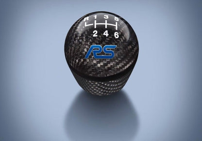 Ford Racing Focus RS Black Carbon Fiber Shift Knob 6 Speed-Shift Knobs-Ford Racing
