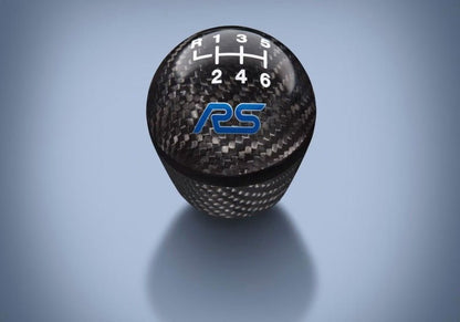 Ford Racing Focus RS Black Carbon Fiber Shift Knob 6 Speed-Shift Knobs-Ford Racing