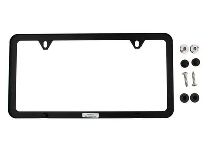 Ford Racing Ford Performance Slim License Plate Frame - Black Stainless Steel-License Frame-Ford Racing